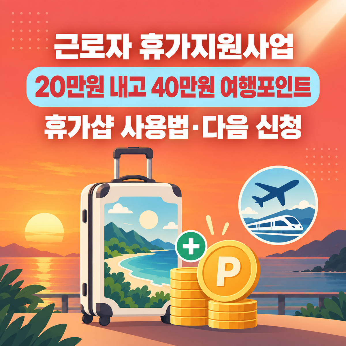 근로자 휴가지원사업 사용법